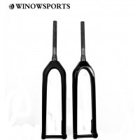 2020 NEW 29er Classic UD gloss and matte black carbon mtb fork 110x15mm headtube 1-1/8" to 1/12" carbon cframe fork